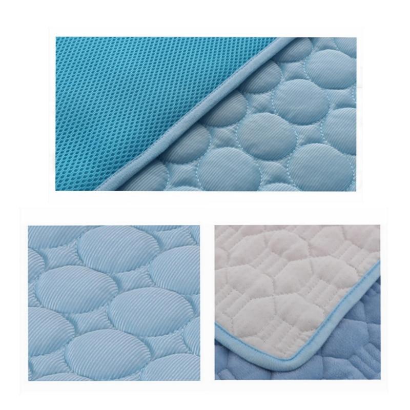 Pet Cooling Mat for Dogs Cats-Ice Silk Dog Cooling Mats, Summer Dog Cooling Pads, Dog Crate Mat Cat Cooling Mat, Portable & Washable Pet Cooling Blanket for Kennel/Sofa/Bed/Floor/Car Seats