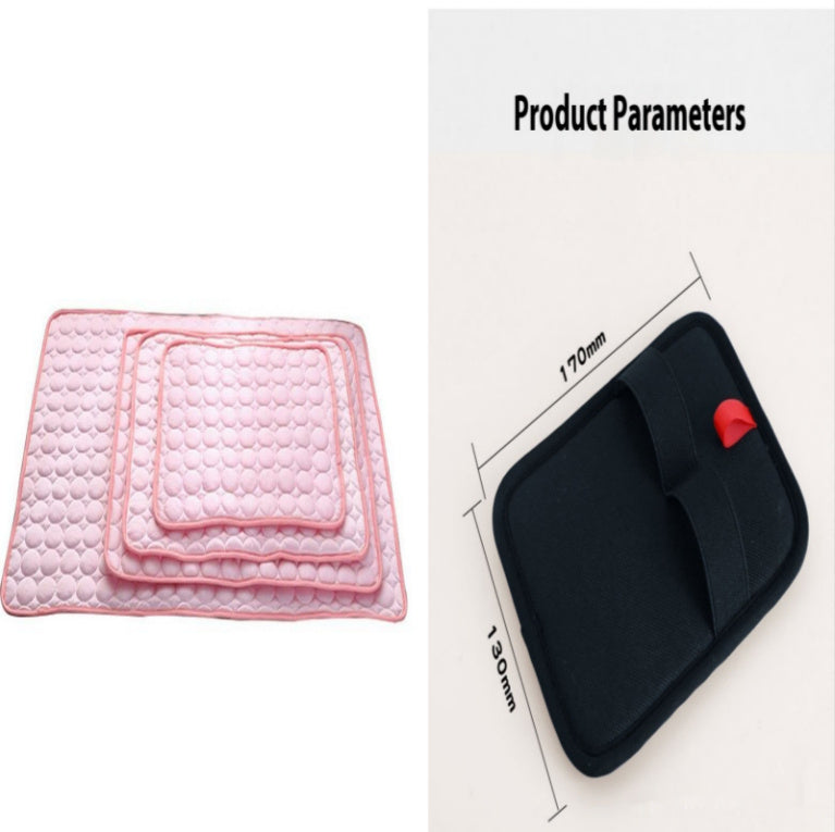 Pet Cooling Mat for Dogs Cats-Ice Silk Dog Cooling Mats, Summer Dog Cooling Pads, Dog Crate Mat Cat Cooling Mat, Portable & Washable Pet Cooling Blanket for Kennel/Sofa/Bed/Floor/Car Seats